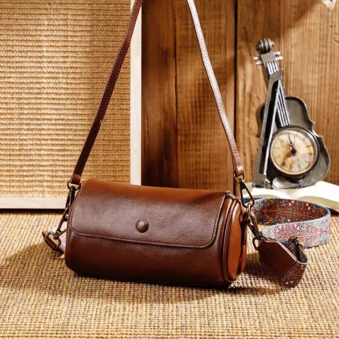 Stylish Cylinder-shaped Bag