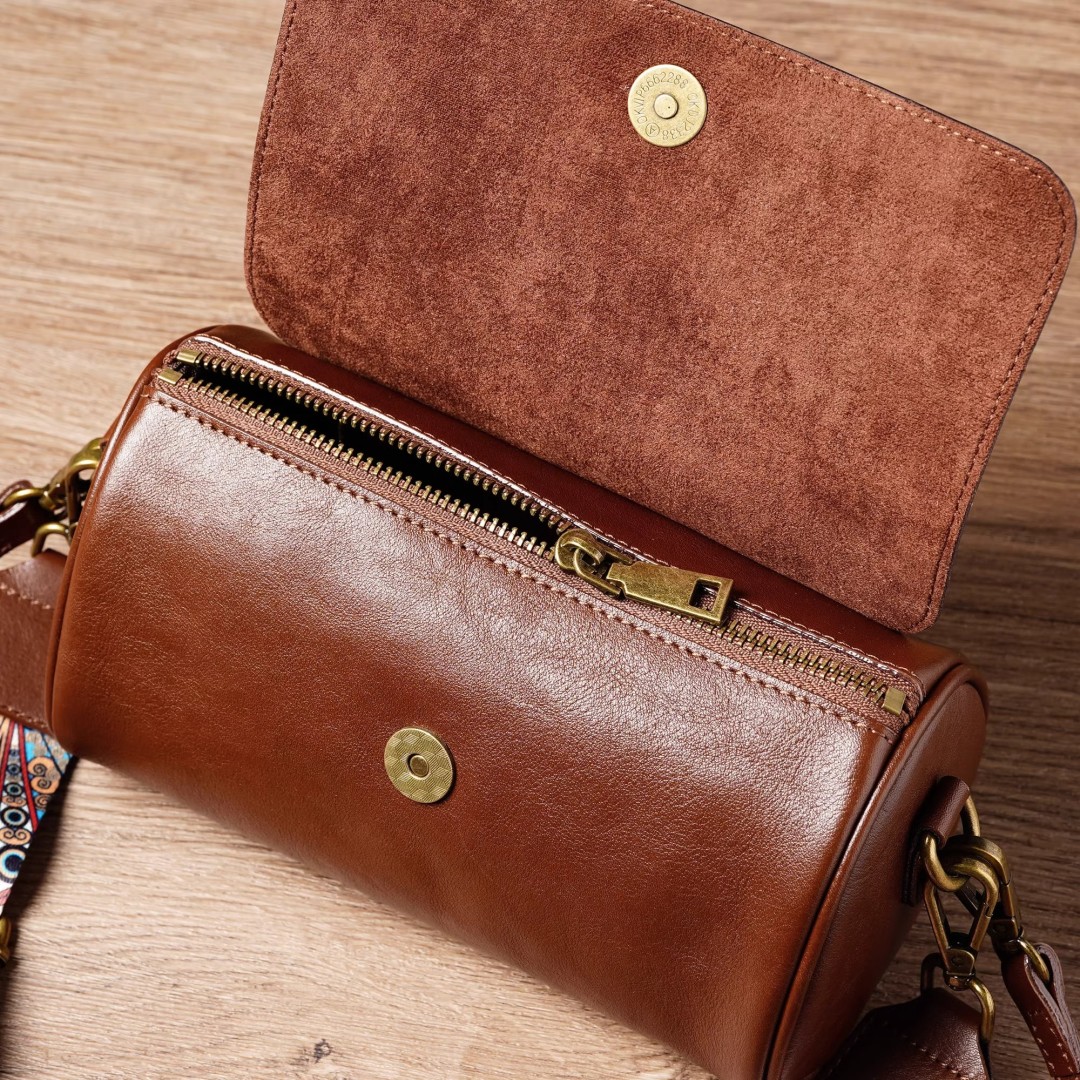 Stylish Cylinder-shaped Bag